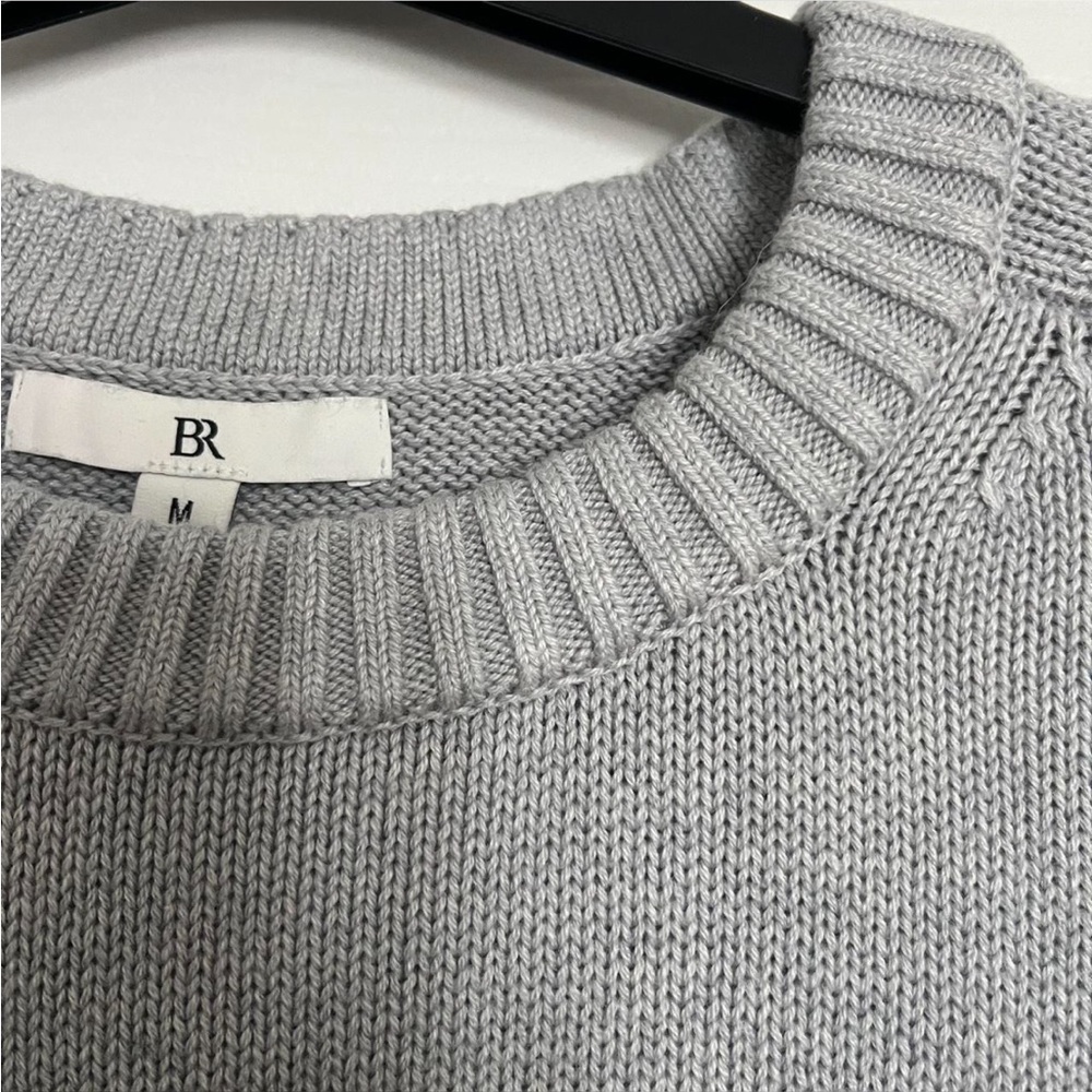 Banana Republic Gray Crew Neck Sweater - Picture 2 of 6
